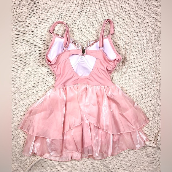 Modest Japanese Style Swimwear Dress or Fairy Core Dress w Shorts & Push Up Bra - Picture 8 of 10